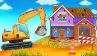 Construction Truck: Building Games for Kids